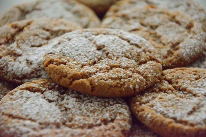 Closeup of finished Sugar and Spice cookies