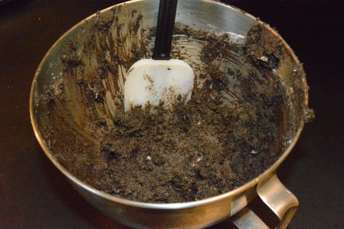 Fully mixed truffle filling