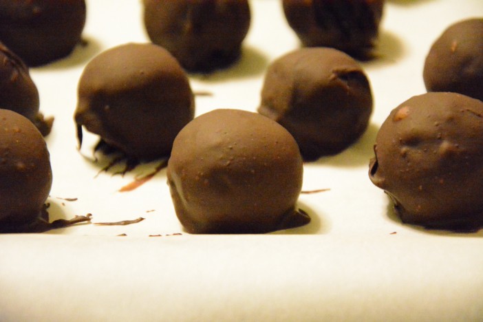 Finished Chocolate oreo truffles