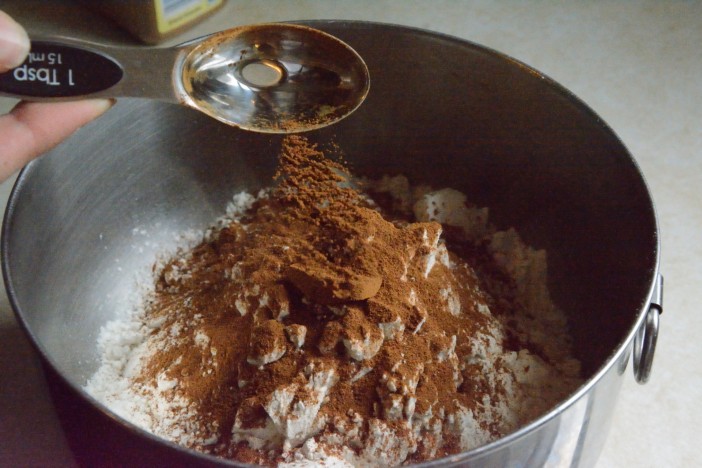 Adding cinnamon